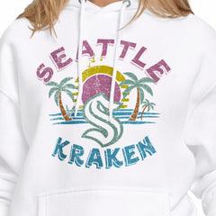 NHL Seattle Kraken Starter Women's Tonal Beach Hoodie - White