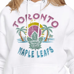 NHL Toronto Maple Leafs Starter Women's Tonal Beach Hoodie - White