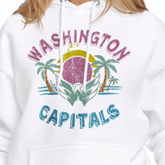 NHL Washington Capitals Starter Women's Tonal Beach Hoodie - White