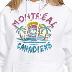 NHL Montreal Canadiens Starter Women's Tonal Beach Hoodie - White