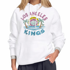 NHL Los Angeles Kings Starter Women's Tonal Beach Hoodie - White