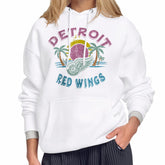 NHL Detroit Red Wings Starter Women's Tonal Beach Hoodie - White