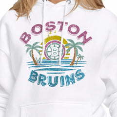 NHL Boston Bruins Starter Women's Tonal Beach Hoodie - White