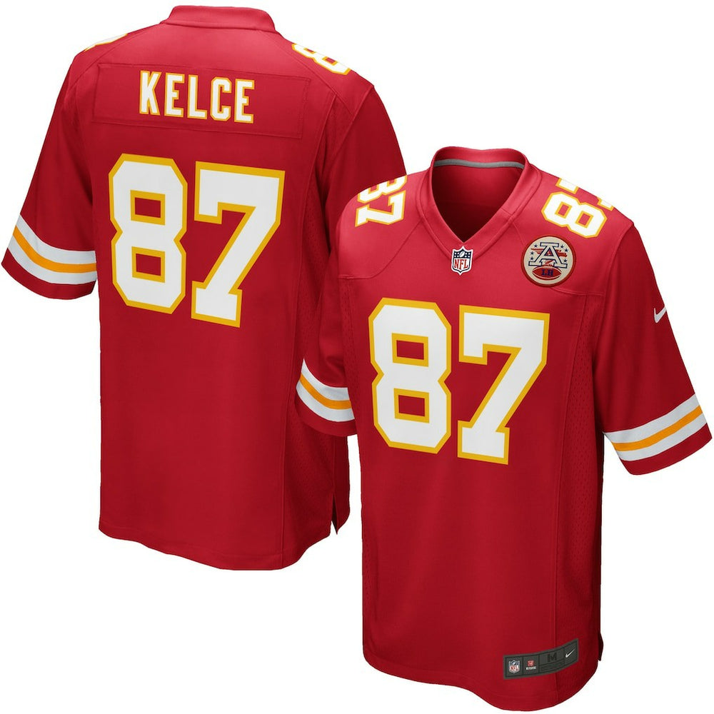 NFL Travis Kelce Kansas City Chiefs Youth Game Jersey - Red