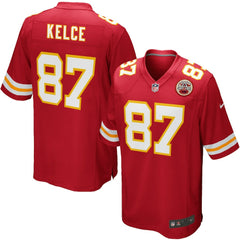 NFL Travis Kelce Kansas City Chiefs Youth Game Jersey - Red