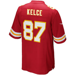 NFL Travis Kelce Kansas City Chiefs Youth Game Jersey - Red