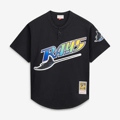 Wade Boggs Tampa Bay Rays Mitchell & Ness Authentic Batting Practice Jersey - Black Jerseys