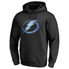 NHL Tampa Bay Lightning Rinkside Pond Hockey Pullover Hoodie - Black