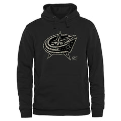NHL Columbus Blue Jackets Rink Warrior Pullover Hoodie - Black