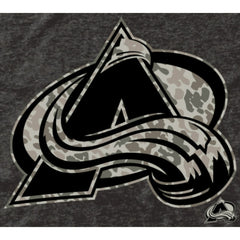 NHL Men's Colorado Avalanche Black Rink Warrior Tri-Blend T-Shirt