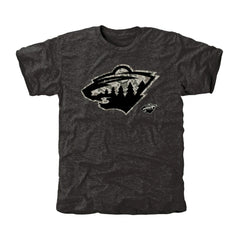 NHL Men's Minnesota Wild Black Rink Warrior Tri-Blend T-Shirt