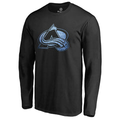 NHL Colorado Avalanche Pond Hockey Long Sleeve T-Shirt - Black