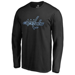 NHL Washington Capitals Pond Hockey Long Sleeve T-Shirt - Black