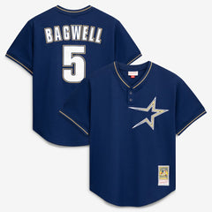 MLB Jeff Bagwell Houston Astros Mitchell & Ness Authentic Batting Practice Jersey - Navy