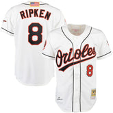 MLB Cal Ripken Baltimore Orioles Mitchell & Ness Home Authentic Jersey - White