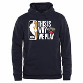 New Orleans Pelicans This Is Why We Play Pullover Hoodie Navy