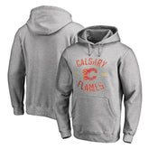 NHL Calgary Flames Heritage Pullover Hoodie - Ash