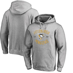 NHL Pittsburgh Penguins Heritage Pullover Hoodie - Ash