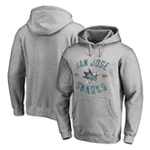 NHL San Jose Sharks Heritage Pullover Hoodie - Ash