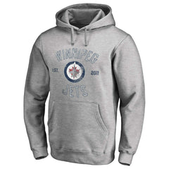 NHL Winnipeg Jets Heritage Pullover Hoodie - Ash