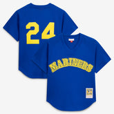 MLB Ken Griffey Jr. Seattle Mariners Mitchell & Ness Authentic Batting Practice Jersey - Royal
