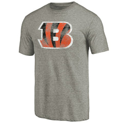 Cincinnati Bengals Distressed Team T-Shirt Ash