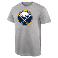 NHL Buffalo Sabres Team Primary Logo T-Shirt - Ash
