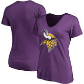 Minnesota Vikings Women's Primary Team Logo T-Shirt Purple