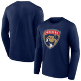 NHL Florida Panthers New Logo Long Sleeve T-Shirt - Navy