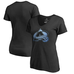 NHL Colorado Avalanche Women's Pond Hockey T-Shirt - Black