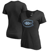 NHL Montreal Canadiens Women's Pond Hockey T-Shirt - Black