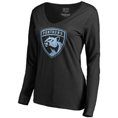 NHL Florida Panthers Women's Pond Hockey Long Sleeve T-Shirt - Black