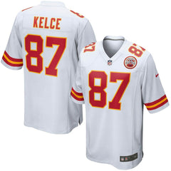 NFL Travis Kelce Kansas City Chiefs Youth Game Jersey - White