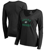 NHL Dallas Stars Women's Overtime Long Sleeve T-Shirt - Black