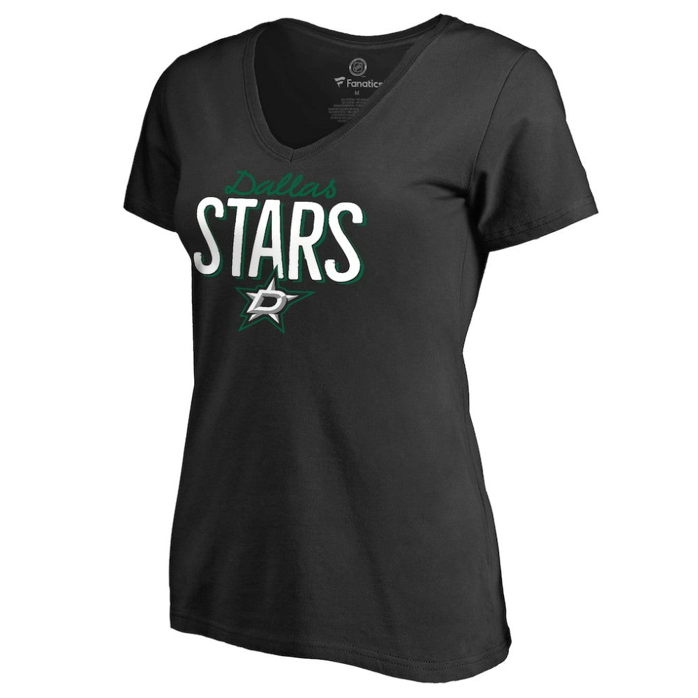 NHL Dallas Stars Women's Nostalgia T-Shirt - Black