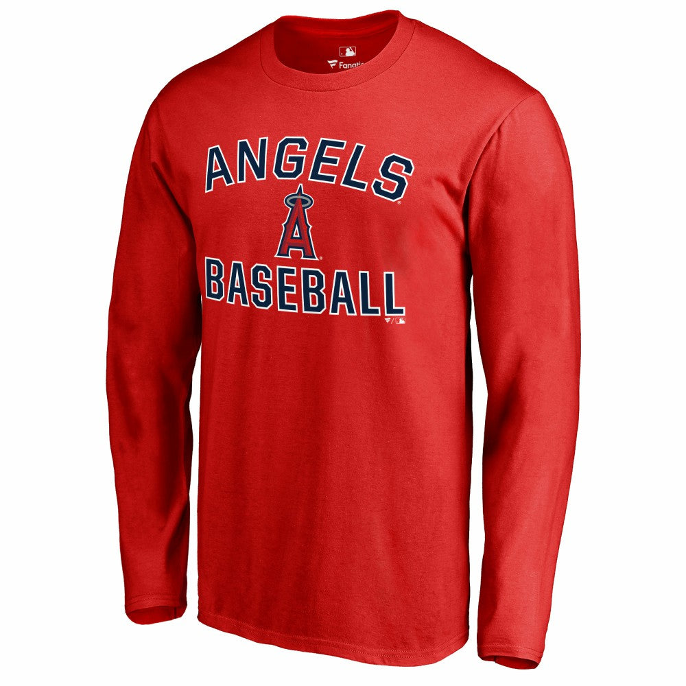 Los Angeles Angels Victory Arch Long Sleeve T-Shirt - Red T-shirts