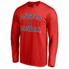 Los Angeles Angels Victory Arch Long Sleeve T-Shirt - Red T-shirts