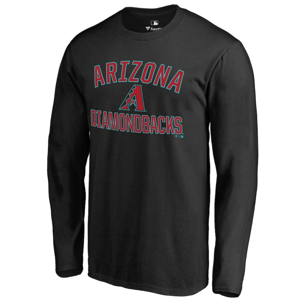 Arizona Diamondbacks Victory Arch Long Sleeve T-Shirt - Black T-shirts