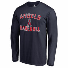 Los Angeles Angels Victory Arch Long Sleeve T-Shirt - Navy T-shirts