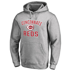 Cincinnati Reds Victory Arch Pullover Hoodie - Ash Hoodies