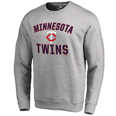 Minnesota Twins Victory Arch Pullover Sweatshirt - Ash Pullover