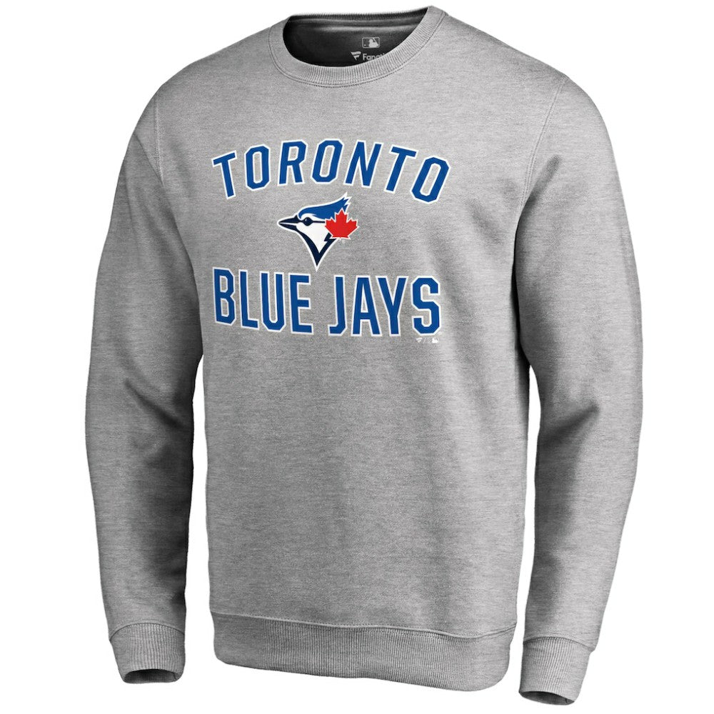 Toronto Blue Jays Victory Arch Pullover Sweatshirt - Ash Pullover