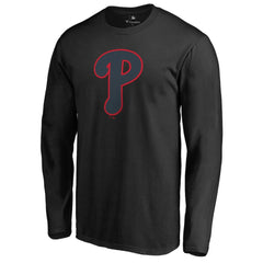 Philadelphia Phillies Taylor Long Sleeve T-Shirt - Black T-shirts