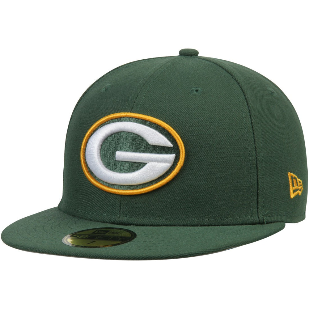 Green Bay Packers New Era Omaha 59FIFTY Fitted Hat Green