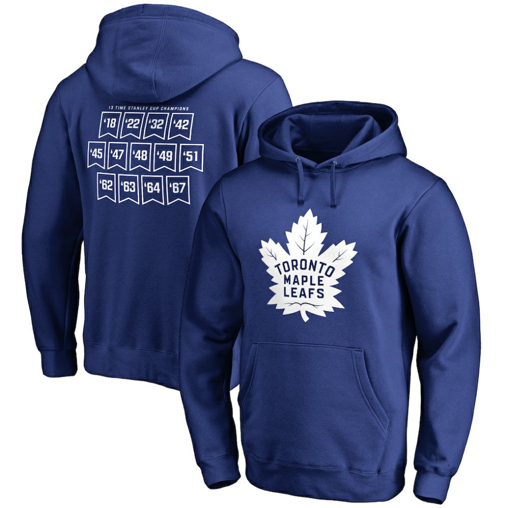 NHL Toronto Maple Leafs Raise the Banner Pullover Hoodie - Royal