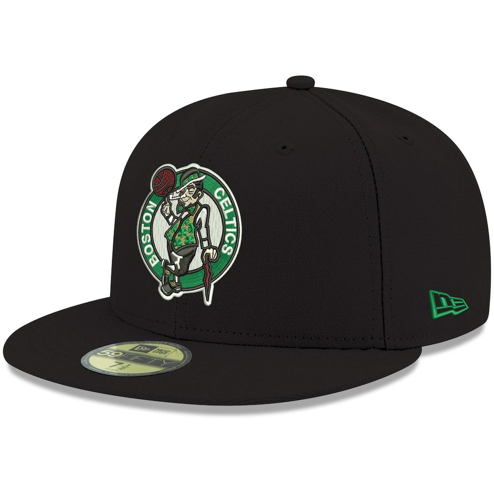 Boston Celtics Team Color 59FIFTY Fitted Hat Black