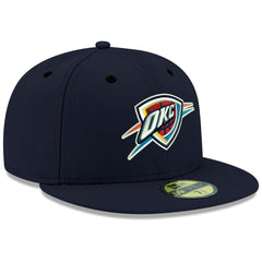 Oklahoma City Thunder Team Color 59FIFTY Fitted Hat Navy