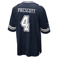 NFL Dak Prescott Dallas Cowboys Youth Game Jersey - Navy