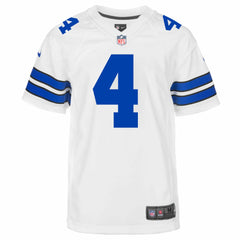 NFL Dak Prescott Dallas Cowboys Youth Game Jersey - White