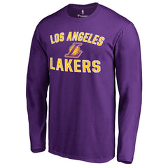 Los Angeles Lakers Victory Arch Long Sleeve T-Shirt Purple